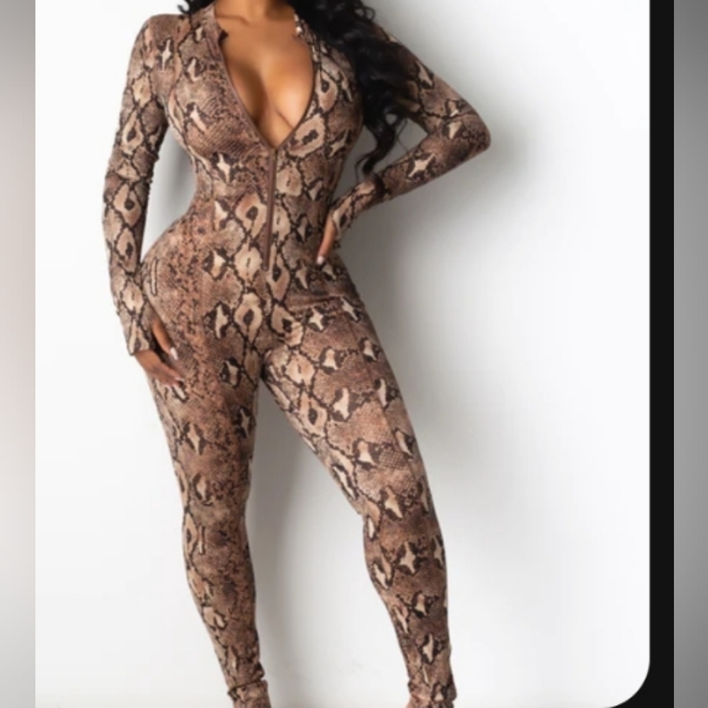 Snake skin bodysuit